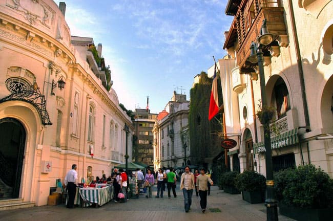 Bairro Lastarria santiago