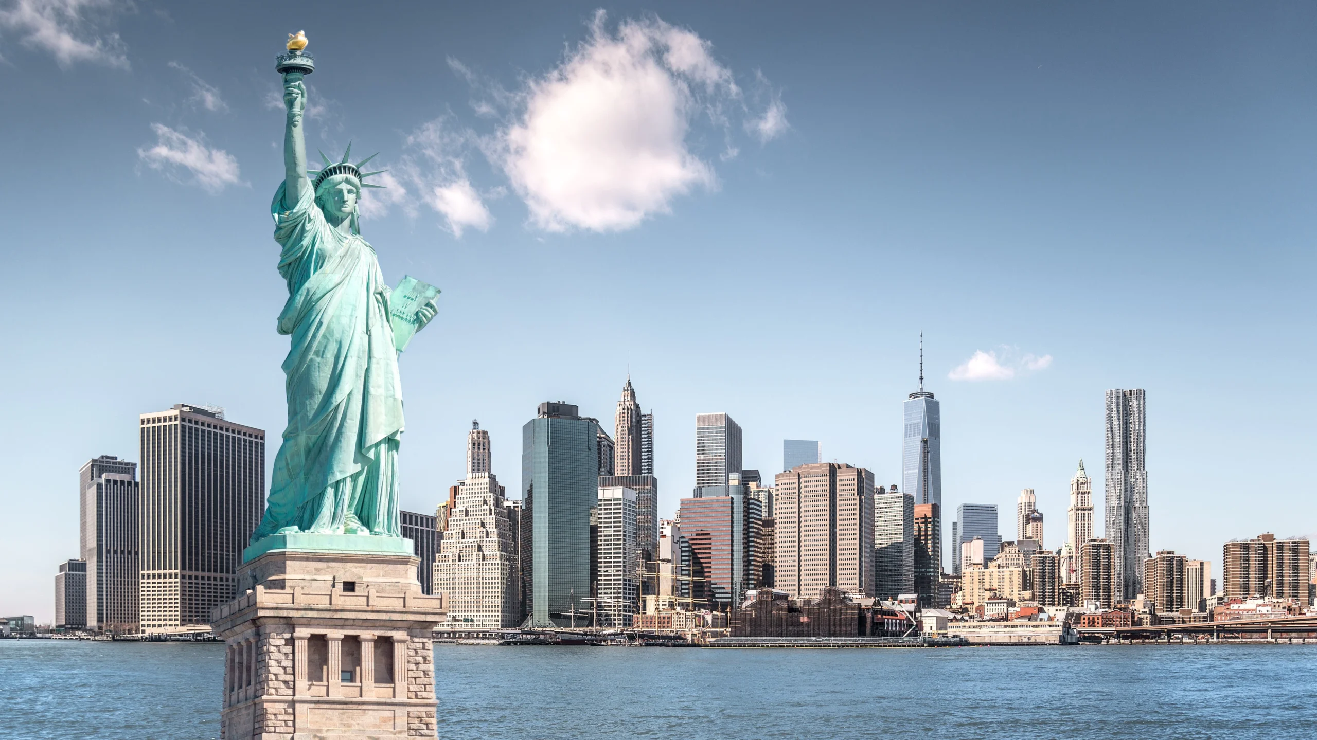 estátua da liberdade - empire state